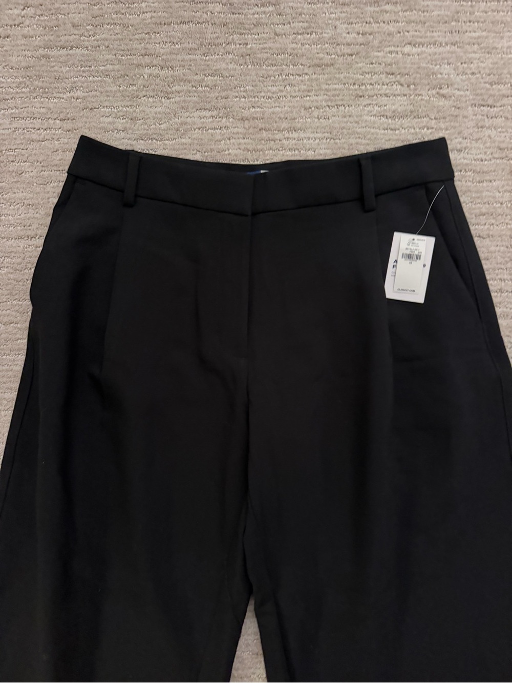 NWT Old Navy Taylor Barrel Trouser Adjustable Waist 10 - Picture 2 of 4